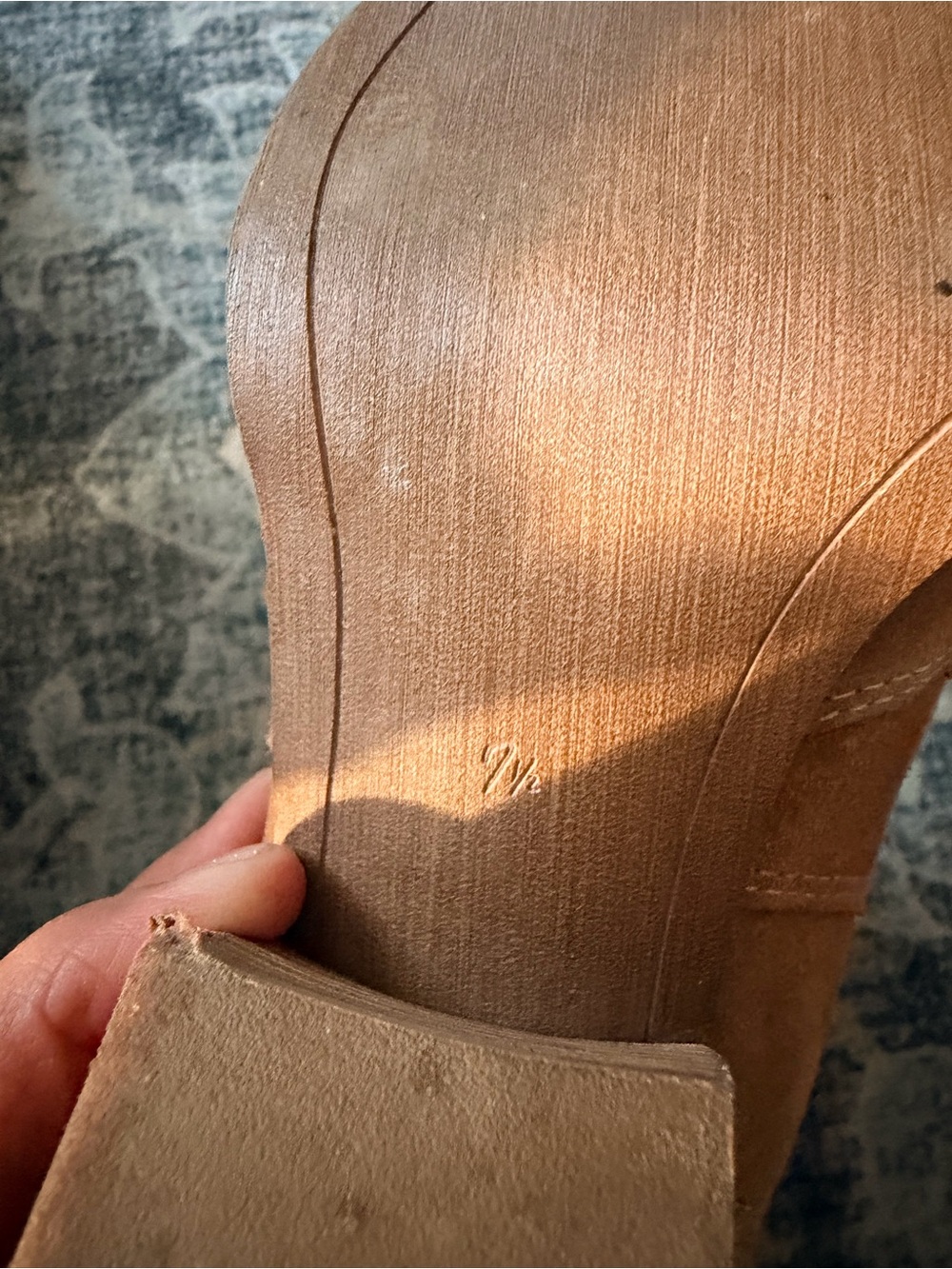 Sam Edelman Tan Suede Western Ankle Boots - Picture 6 of 6